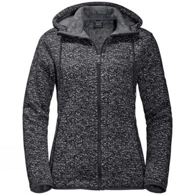 Jack Wolfskin Bellville - Női Dzseki - Fekete (Magyarország WVO906524)